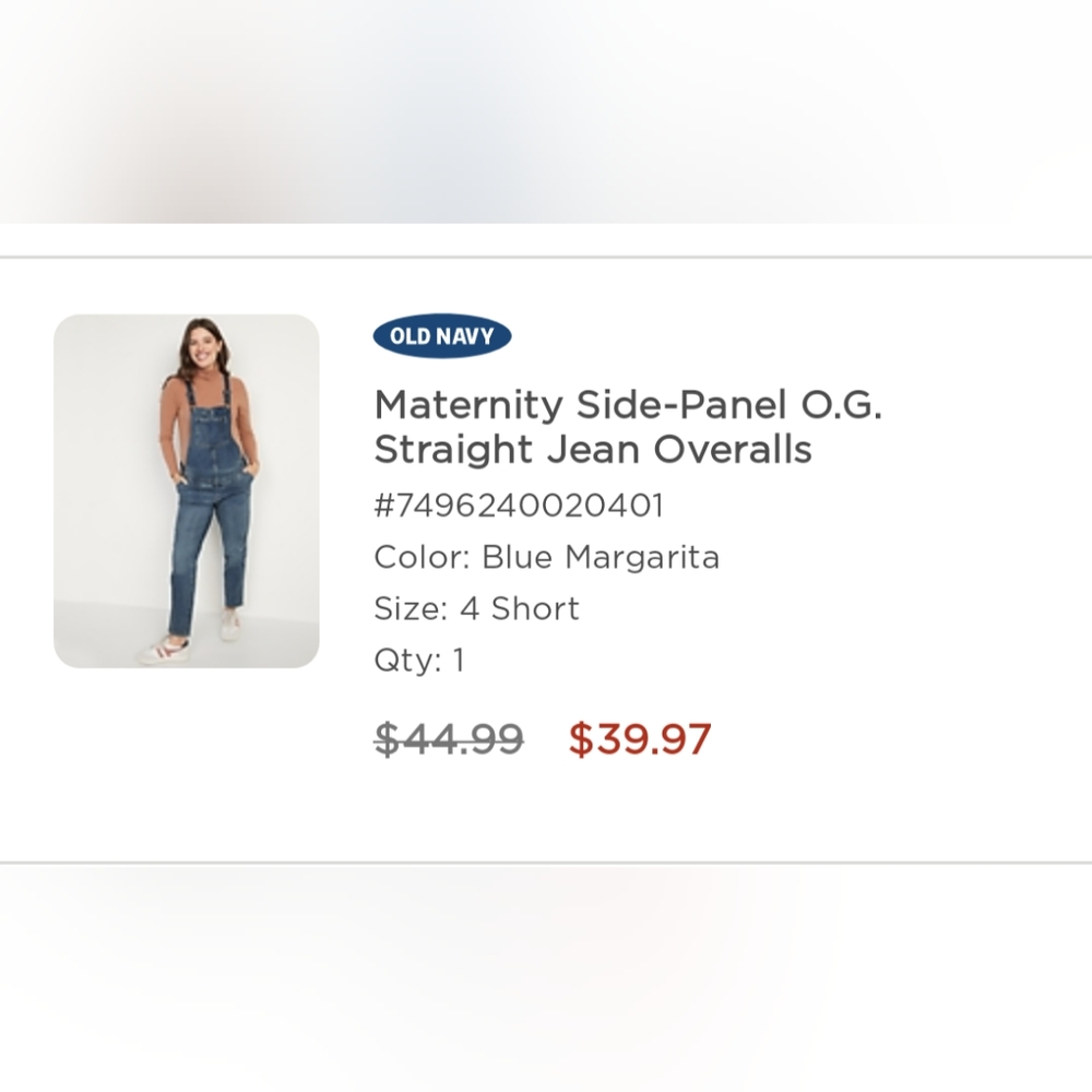 Maternity Overalls
